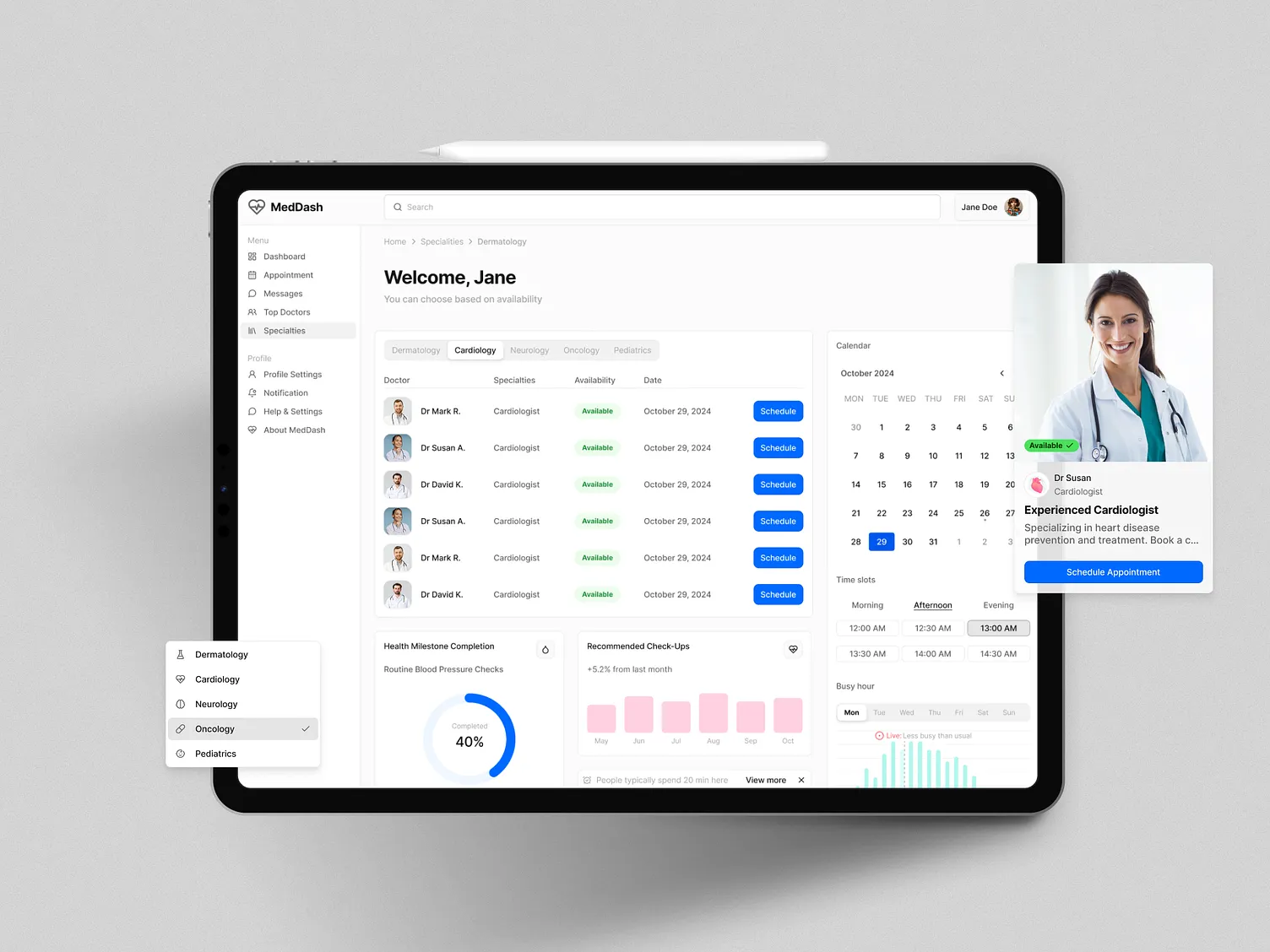 Custom Healthcare Scheduling Software