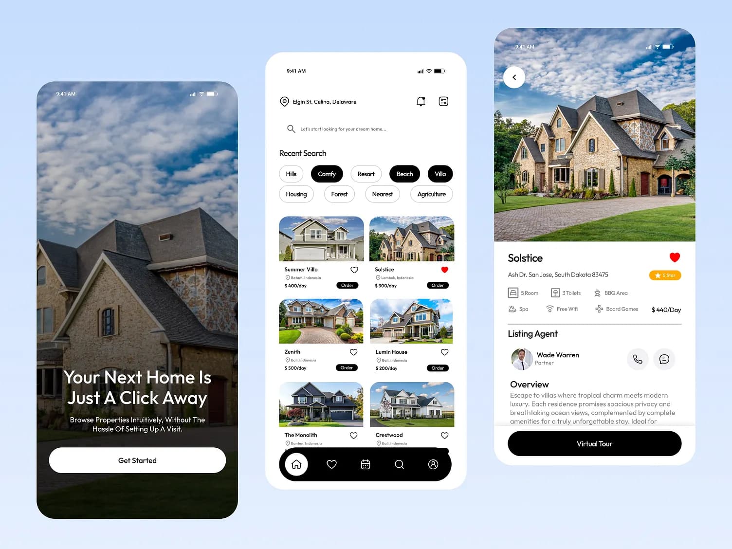 Cross-Platform Real Estate Mobile App