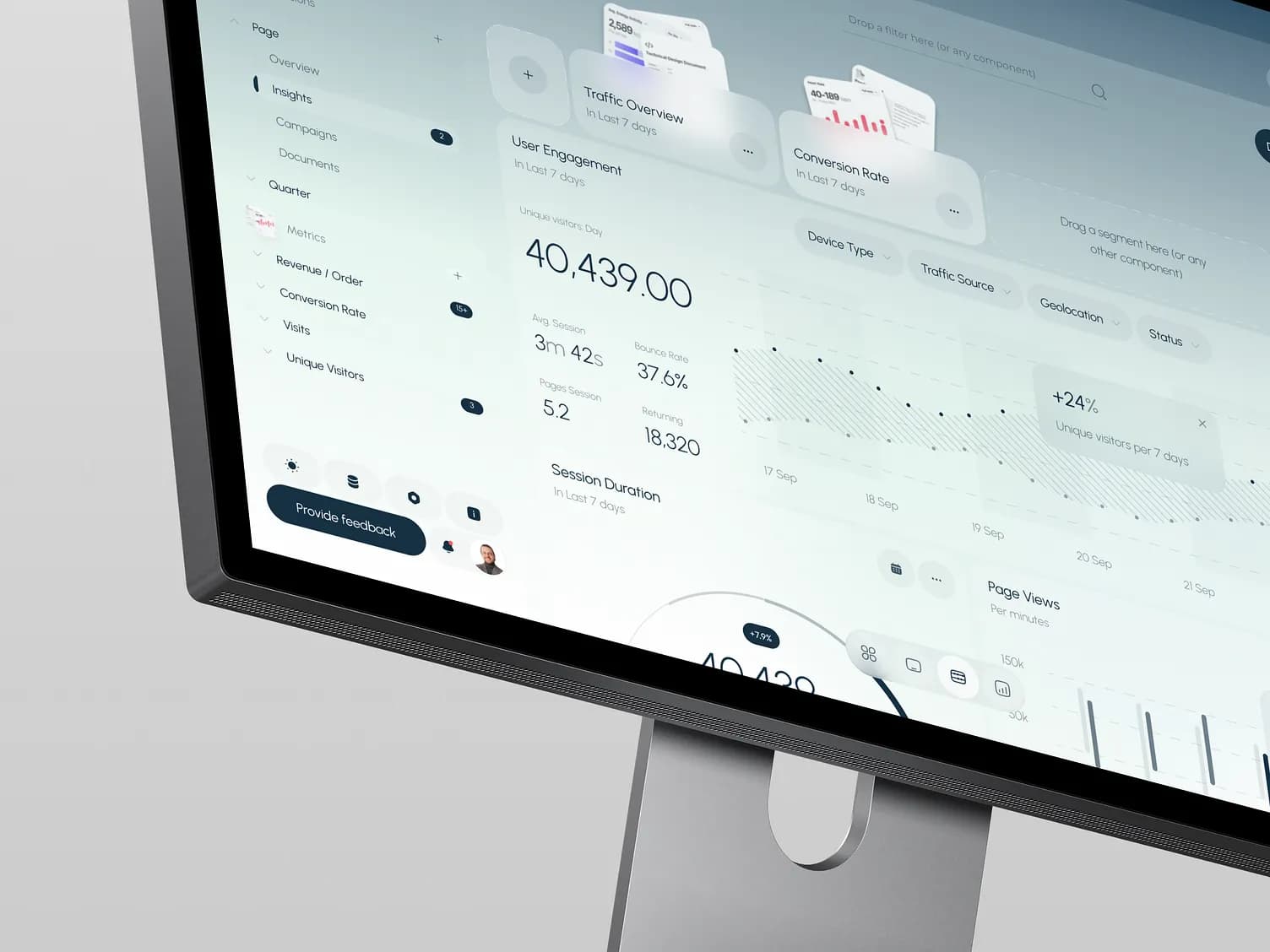 Minimalist SaaS Client Portal