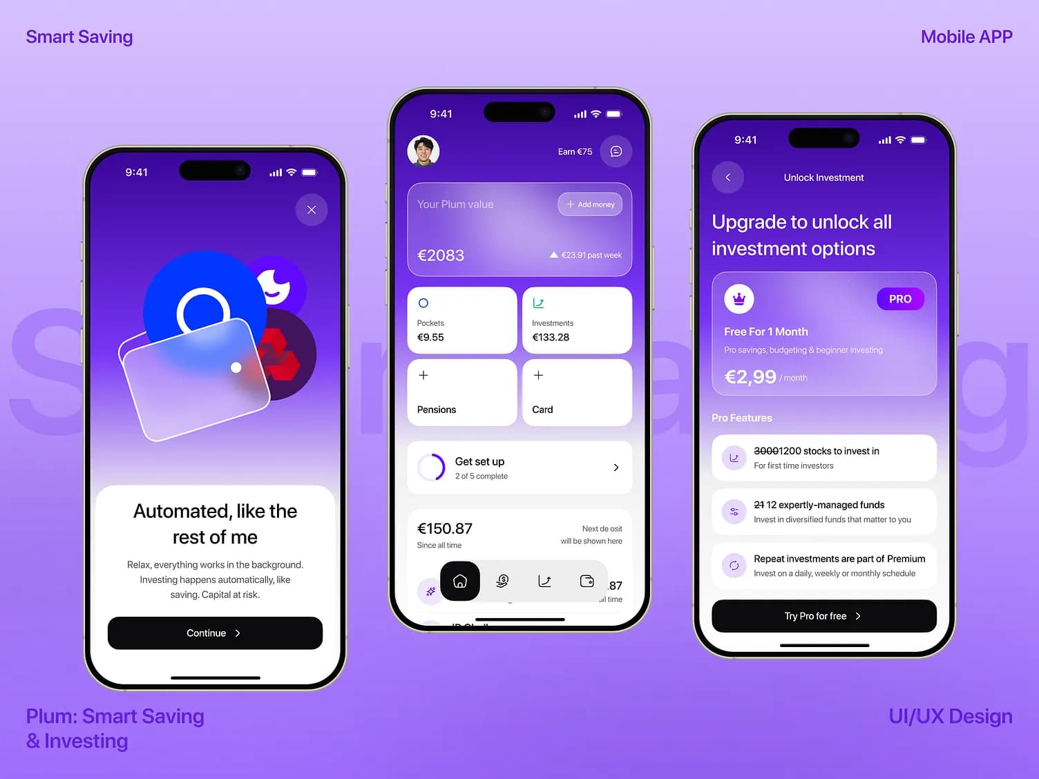 Fintech Wealth Management Mobile App